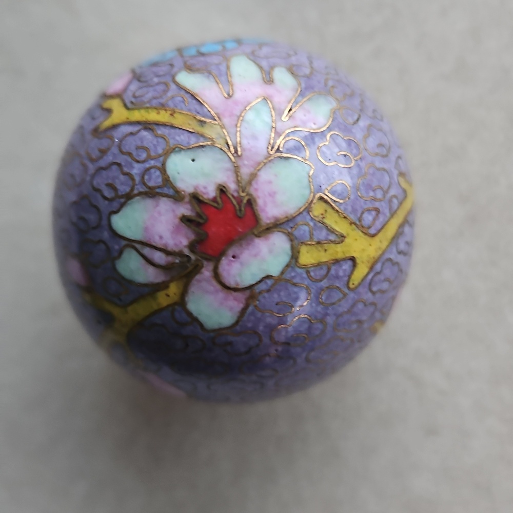 Vintage Cloisonné Sphere